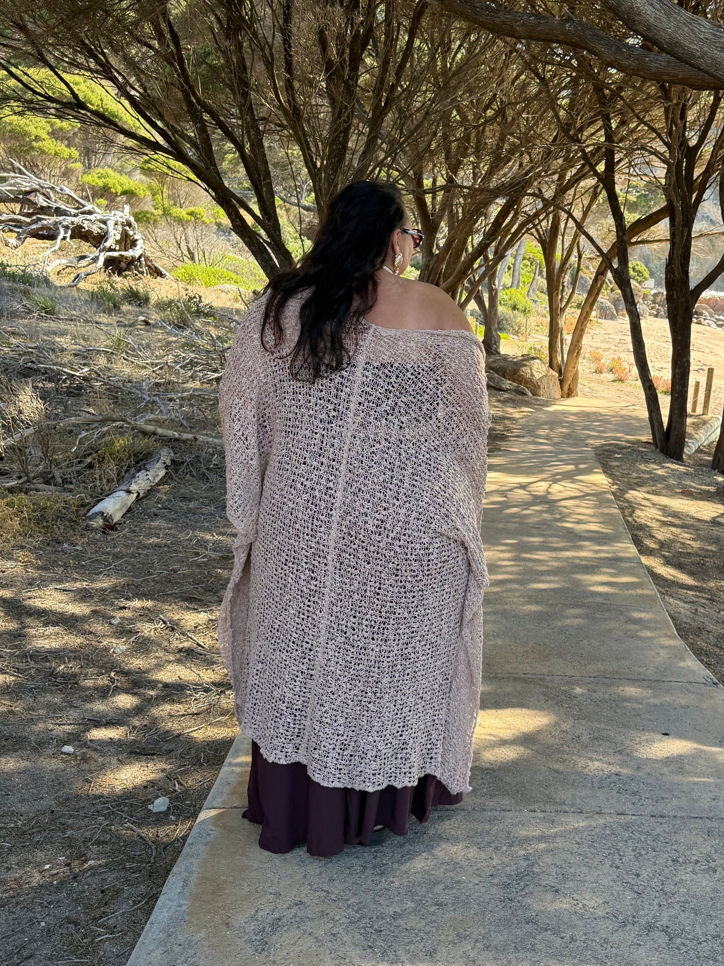 Crochet Duster - Fawn