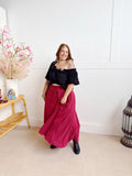 Lunam Skirt - Sangria