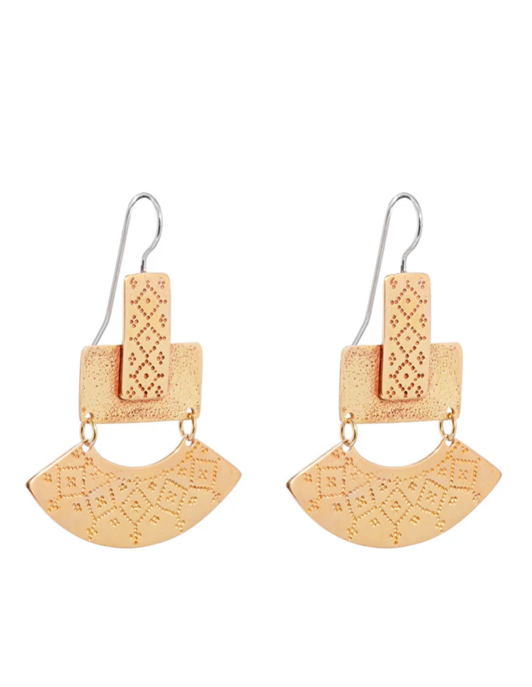 NAIA Earrings Brass
