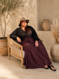 Lunam Skirt - Mahogany