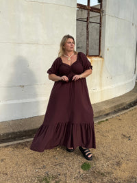 ATHENA MAXI - Mahogany