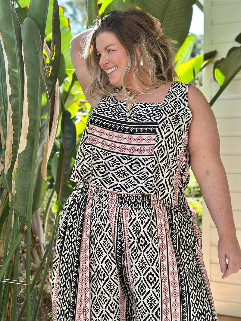 PALAZZO PANTS ~ Aztec
