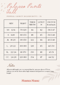 TALL PALAZZO PANTS ~ Azzura