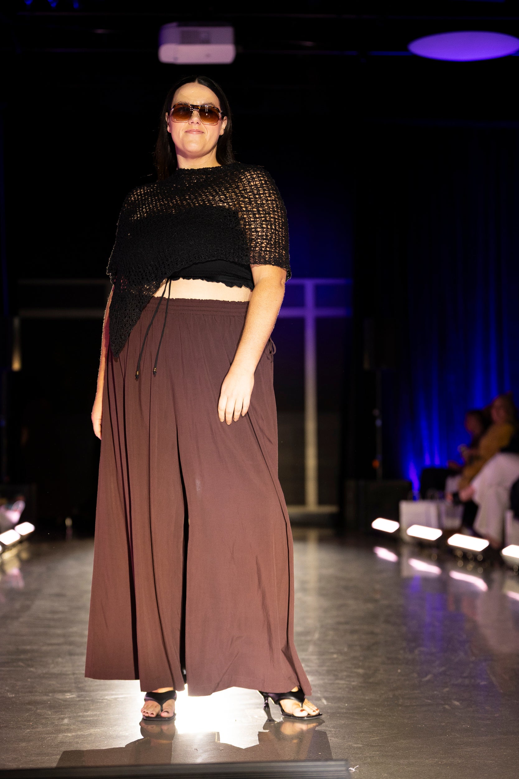 TALL PALAZZO PANTS ~ Mahogany