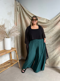 TALL PALAZZO PANTS ~ Emerald