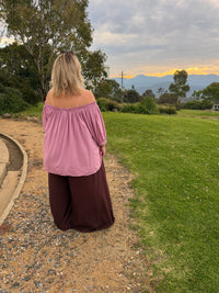 ZANIA BLOUSE ~ Mauve