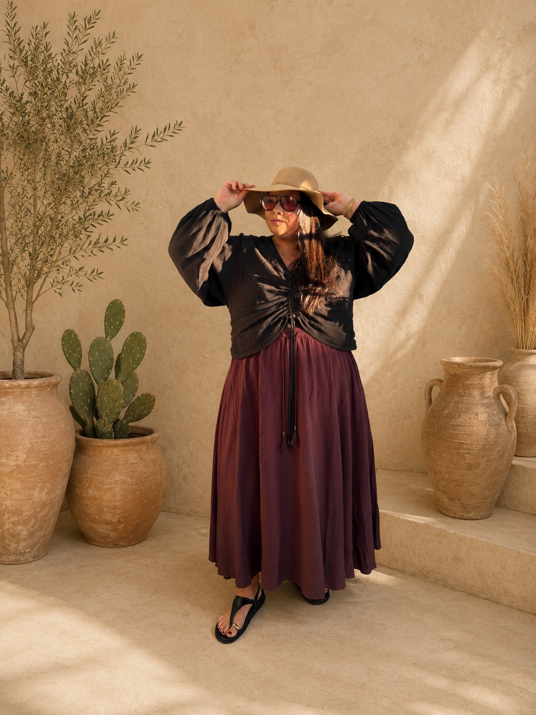 ANNIKA BLOUSE ~ Black