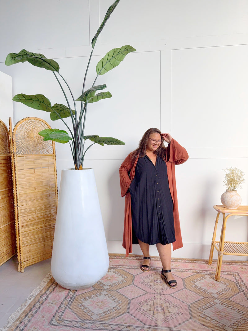 Kimono Cardigan Terracotta