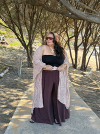 Crochet Duster - Fawn