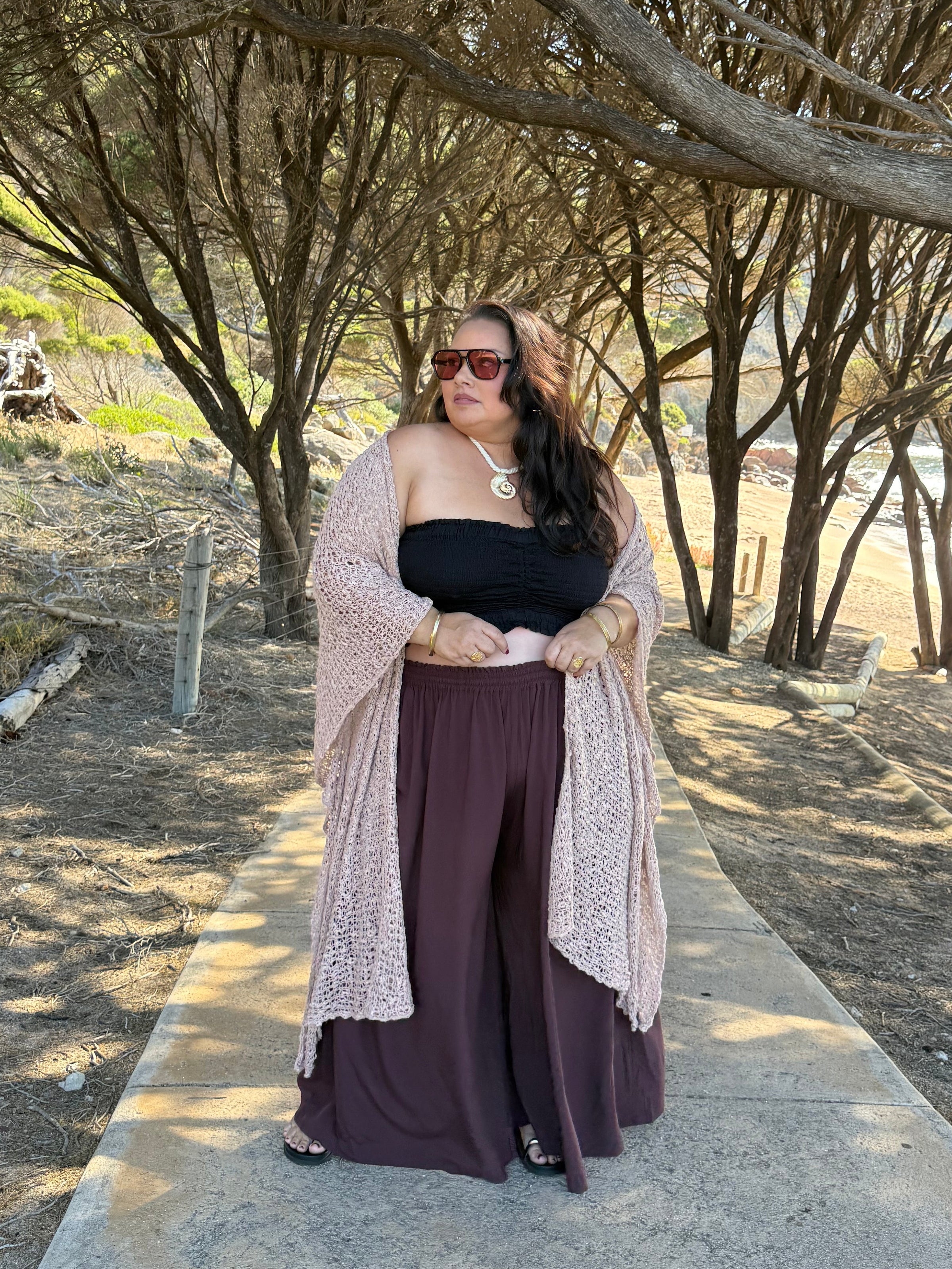 Crochet Duster - Fawn