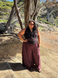 Palazzo Pants ~ Mahogany