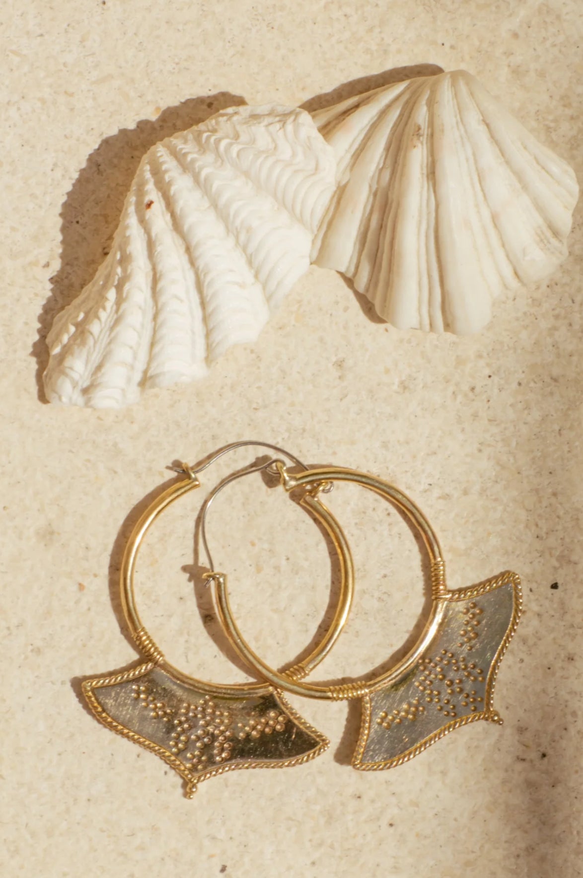 Ashia Hoops - Brass - Mama Mane - Mama Mane