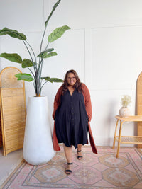 Kimono Cardigan Terracotta