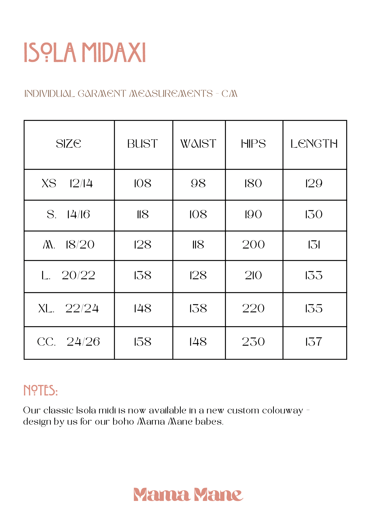 ISOLA Midaxi ~ Liora