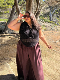 Crochet Shawl  - Black