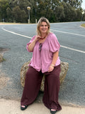 Zania Blouse ~ Mauve