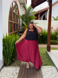 Lunam Skirt - Sangria