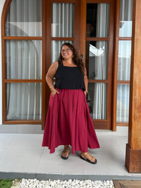 Lunam Skirt - Sangria