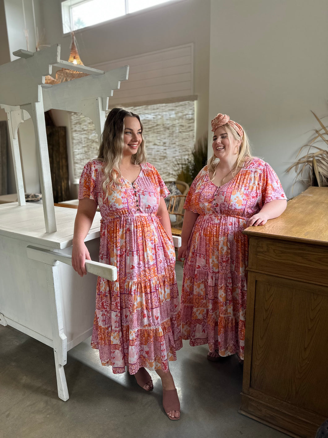 Wilamena Midi Pink