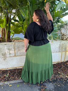 Olive Mardi Skirt